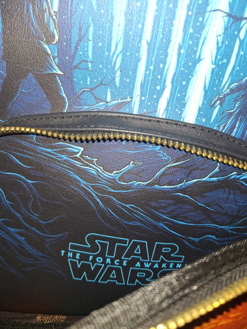 Loungefly Star Wars Tri-Scene Graphic Backpack - Green/Blue/Orange